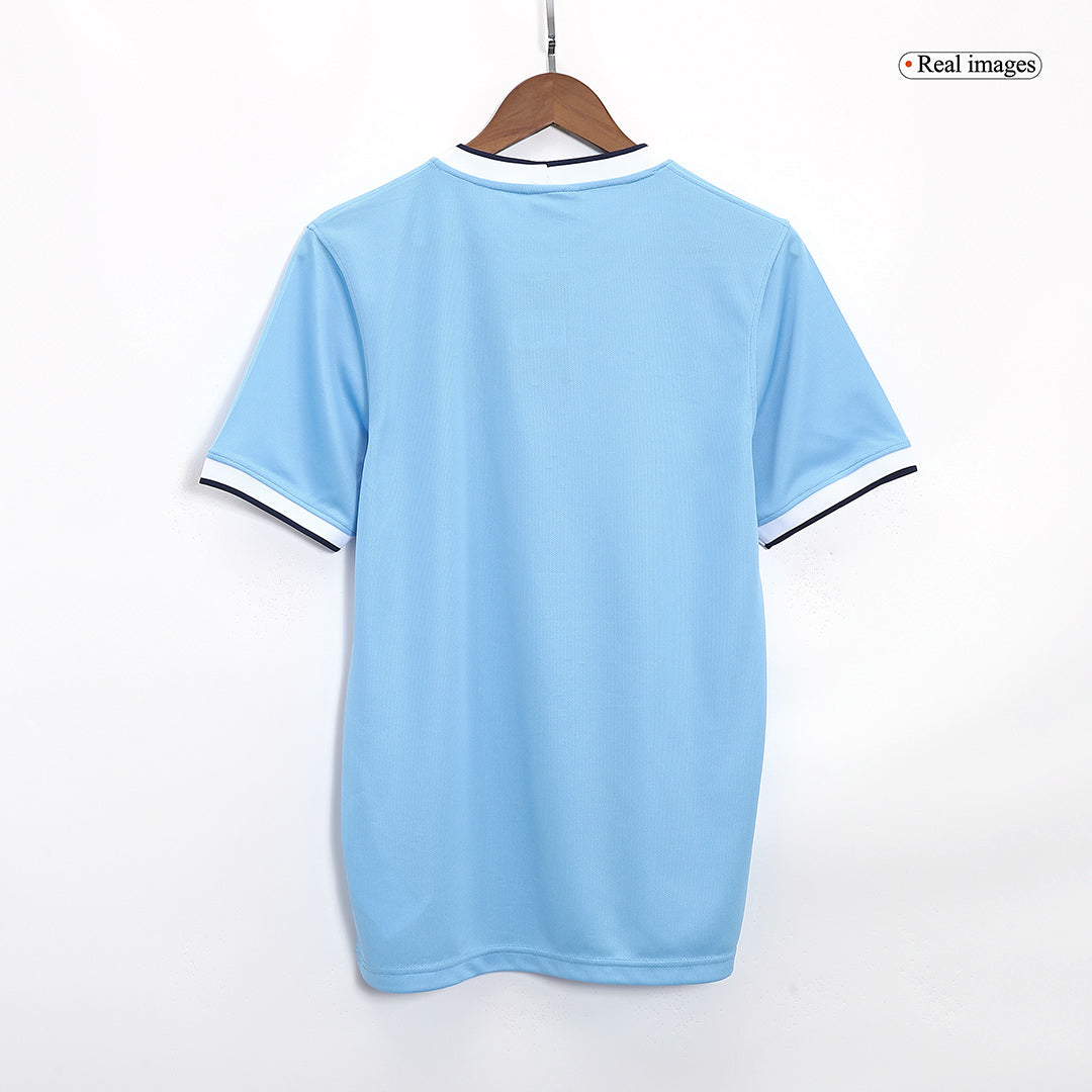 Tricouri Fotbal Vintage Manchester City Acasă 2013/14