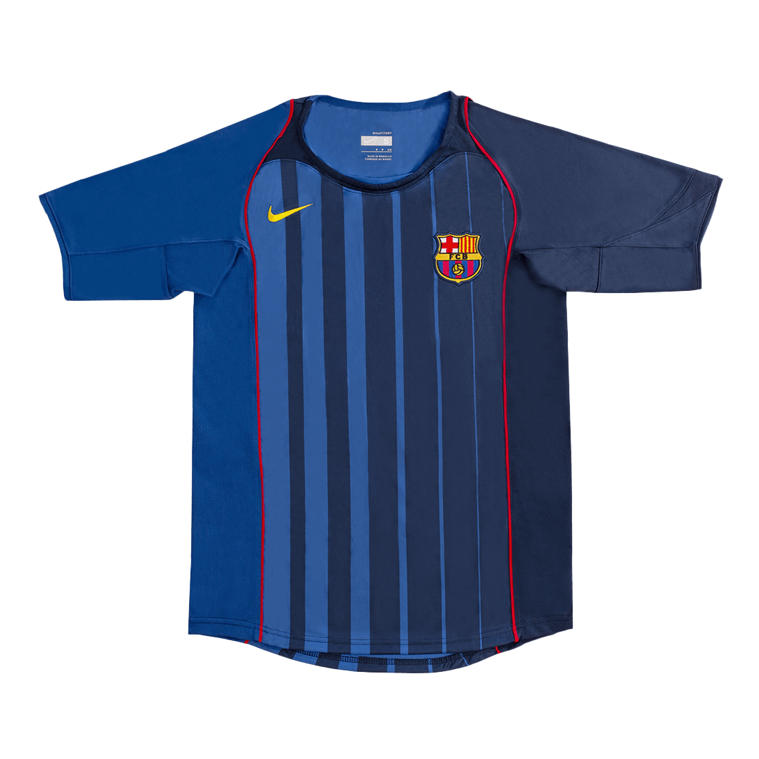 Tricouri Fotbal Vintage Barcelona Deplasare 2004/05