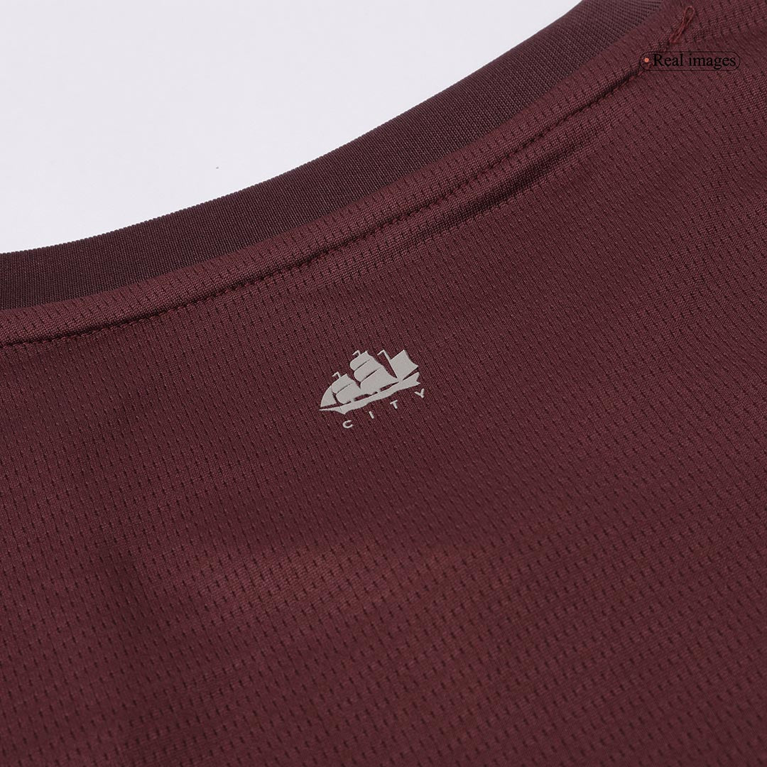 Set Tricouri Fotbal Manchester City Treilea 2024/25 Pentru Copii.