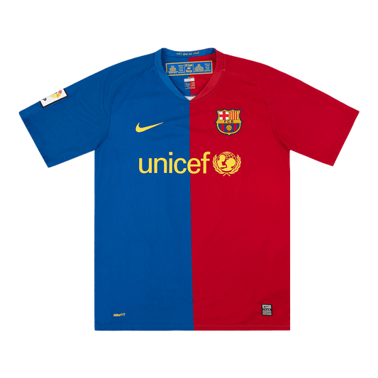 Tricouri Fotbal Vintage Barcelona Acasă 2008/09