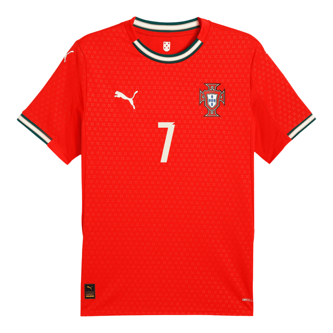 Tricouri Fotbal Portugalia RONALDO #7 Acasă 2025 (mărime mare)