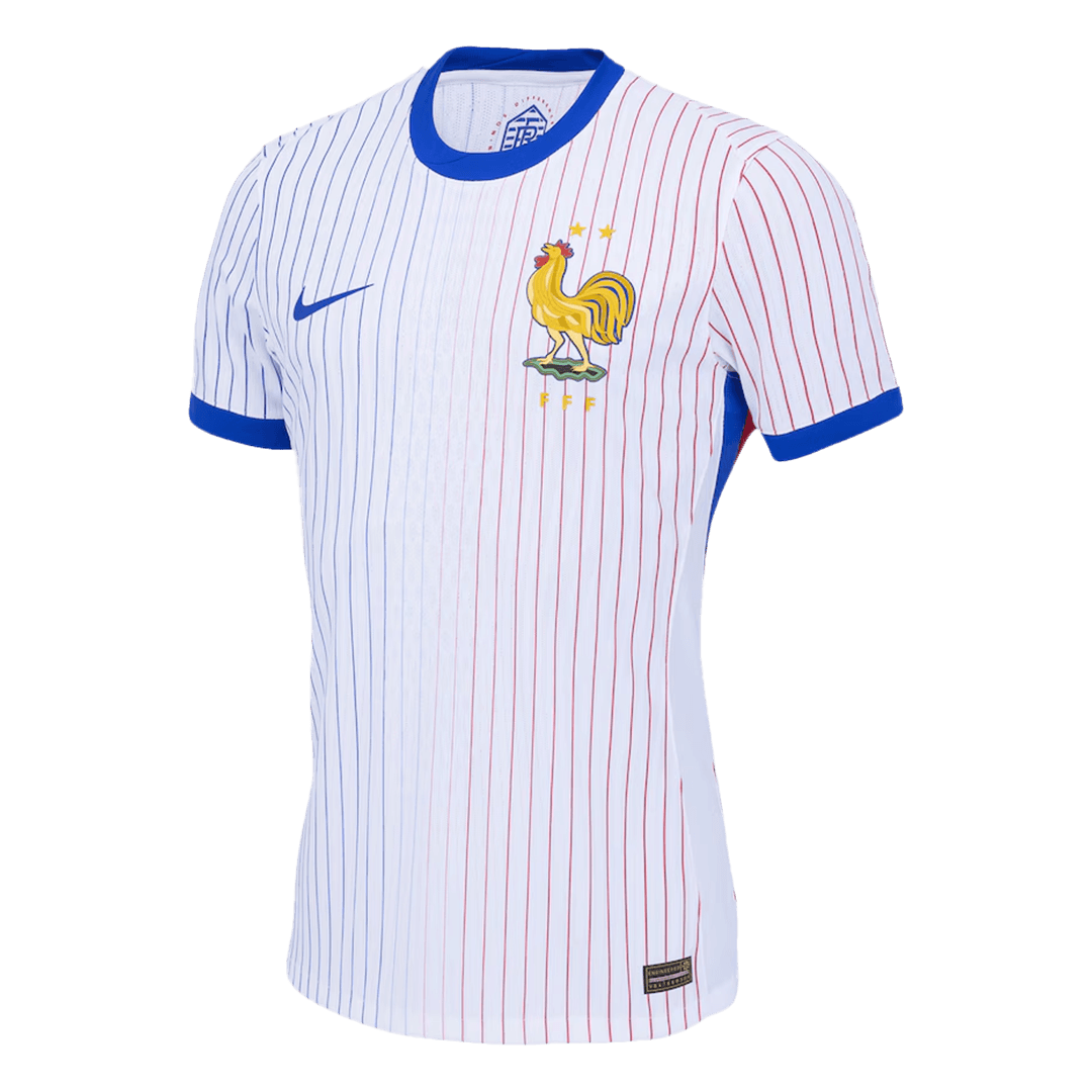 Tricouri Fotbal Franța Deplasare 2024 Authentic