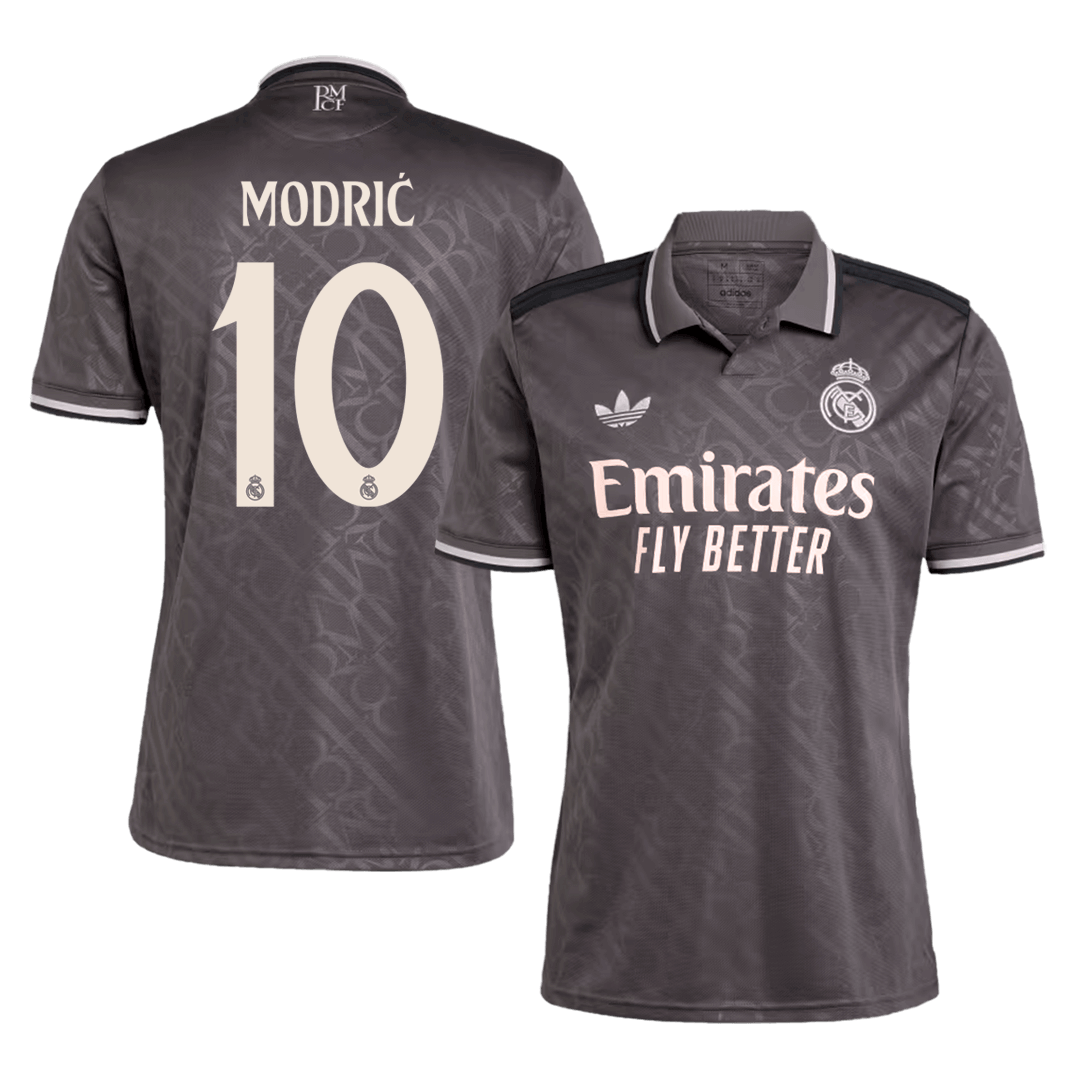 Tricouri Fotbal Real Madrid MODRIĆ #10 Treilea 2024/25 - Super (mărime mare)