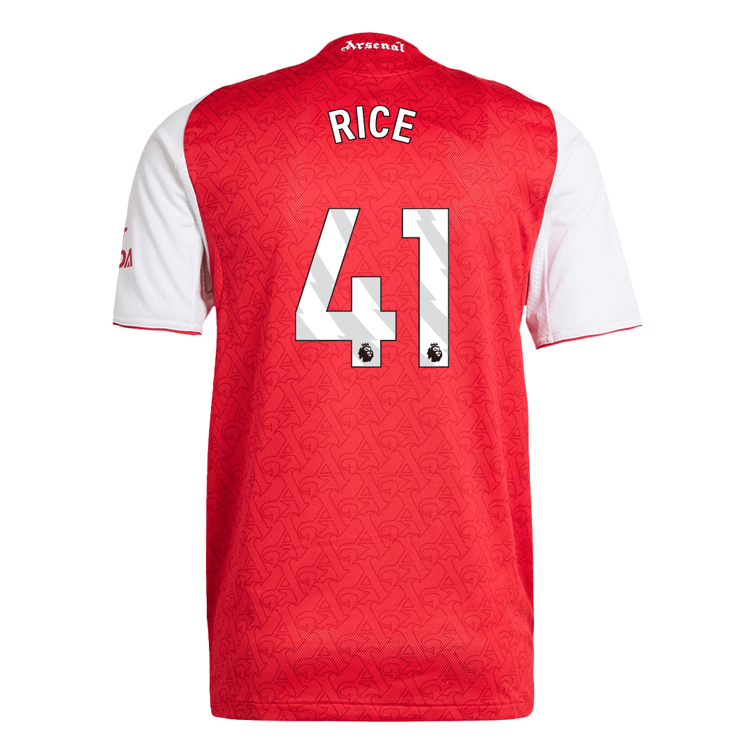 Tricouri Fotbal Arsenal RICE #41 Acasă 2025/26 Authentic