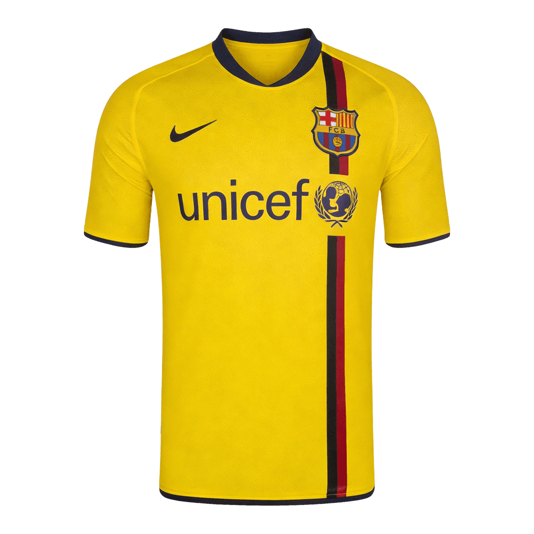 Tricouri Fotbal Vintage Barcelona Deplasare 2008/10