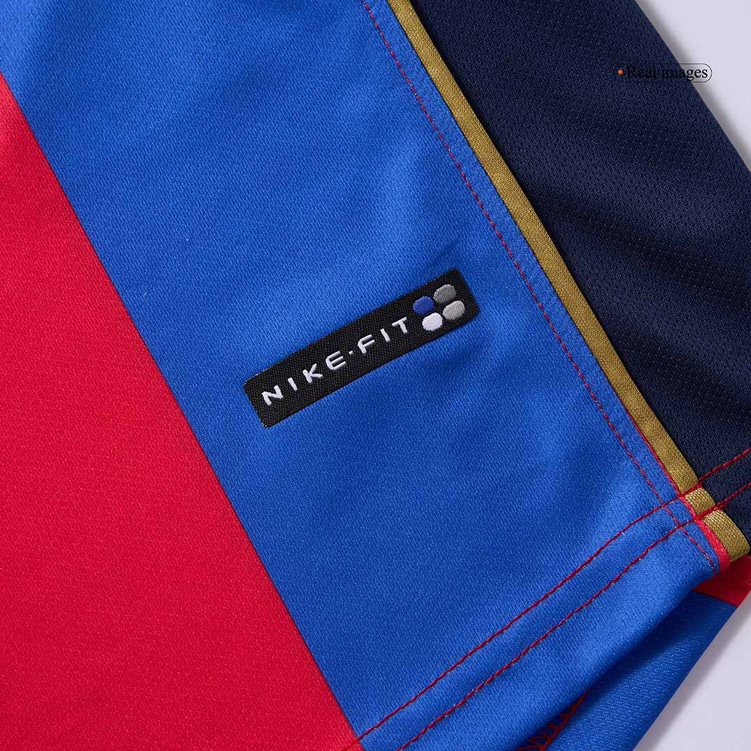 Tricouri Fotbal Vintage Barcelona Acasă 2001/02