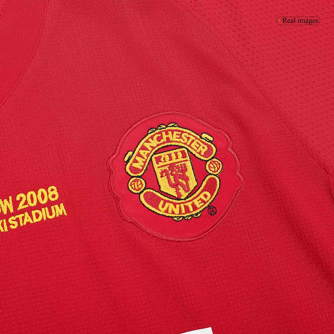 Tricouri Fotbal Vintage Manchester United Acasă 2007/08