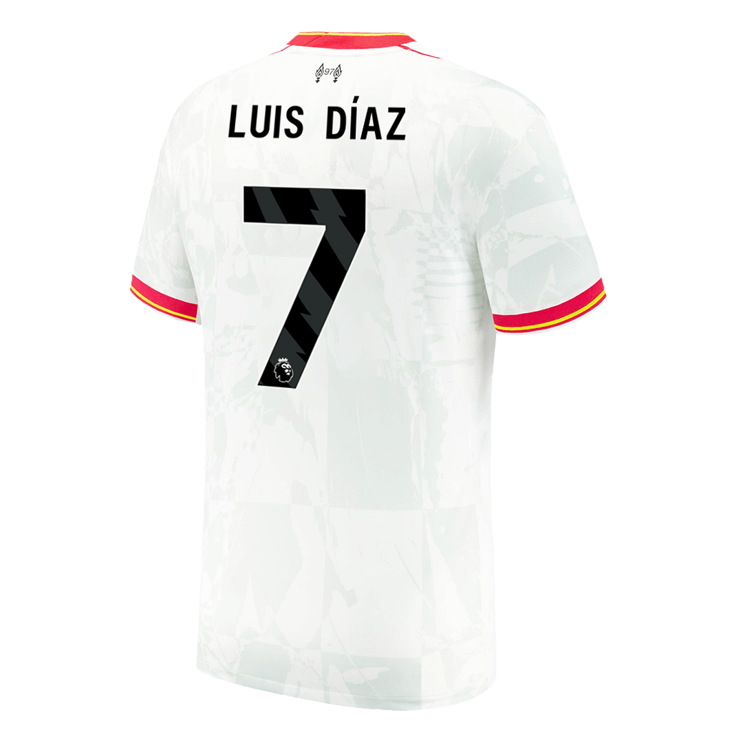 Tricouri Fotbal Liverpool LUIS DÍAZ #7 Treilea 2024/25 (mărime mare)