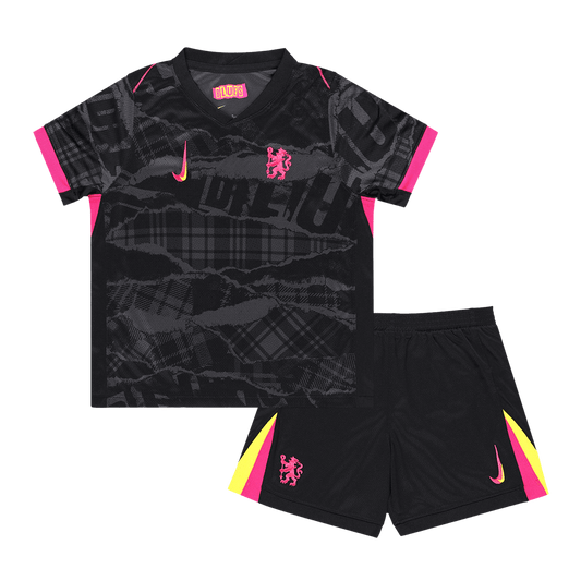 Set Tricouri Fotbal Chelsea Treilea 2024/25 Pentru Copii