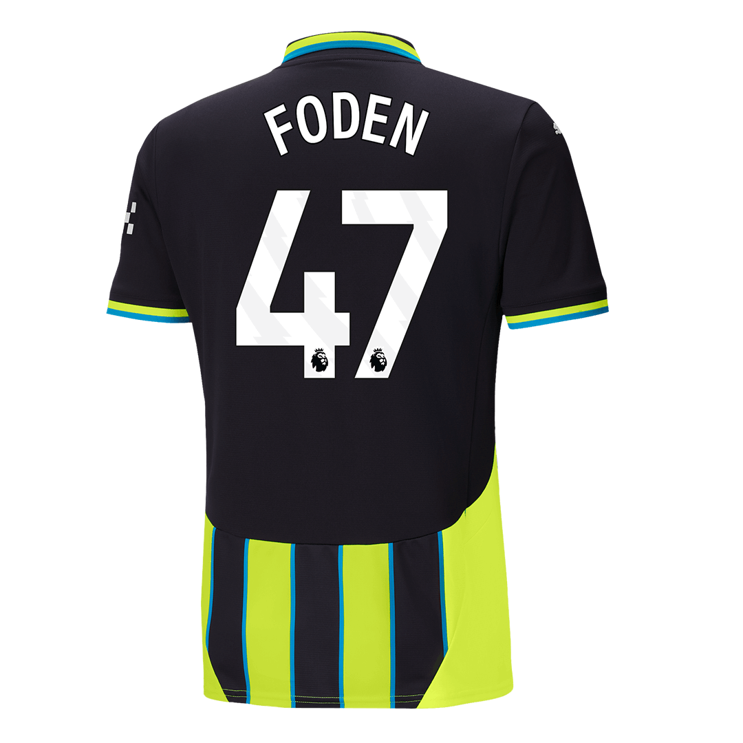 Tricouri Fotbal Manchester City FODEN #47 Deplasare 2024/25 (mărime mare)