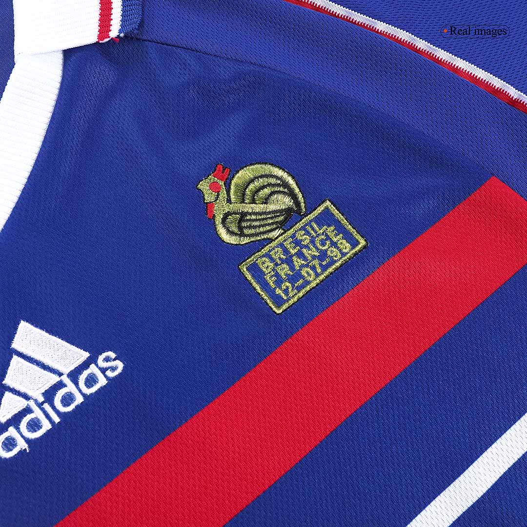 Tricouri Fotbal Vintage Franța Acasă 1998