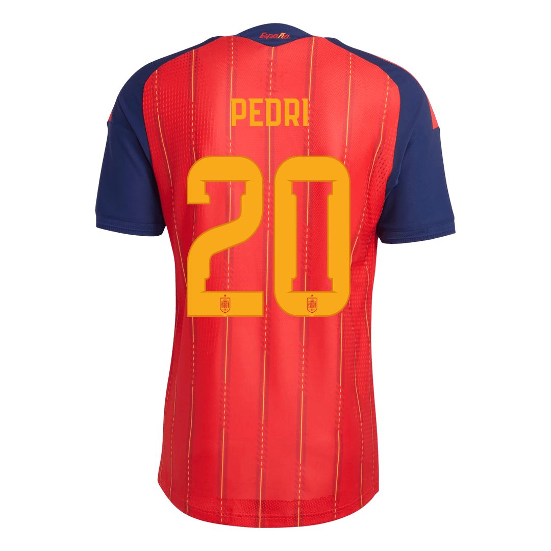 Tricouri Fotbal Spania PEDRI #20 Acasă Cupa Mondială 2026 Authentic