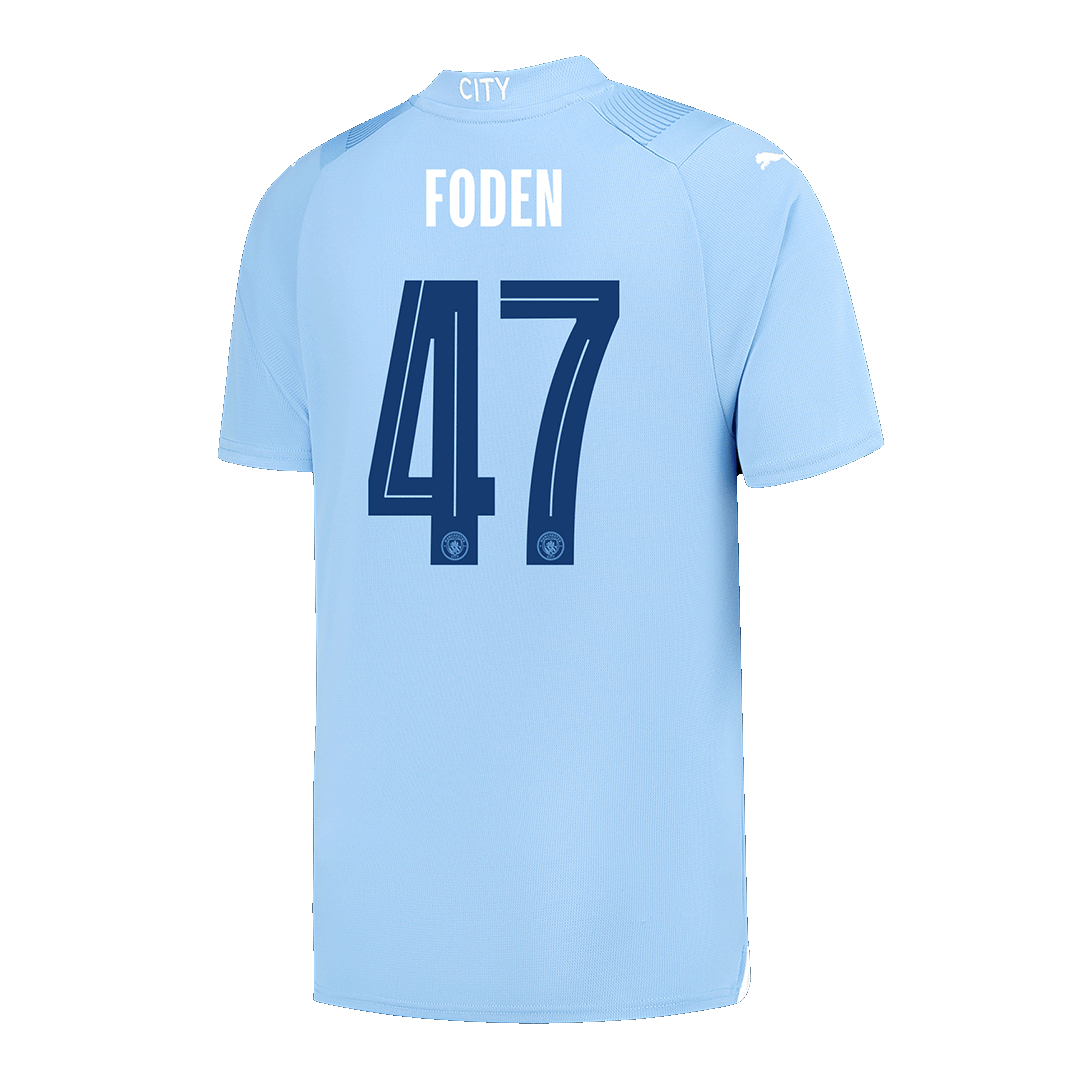 Tricouri Fotbal Manchester City FODEN #47 Acasă 2023/24 (mărime mare)