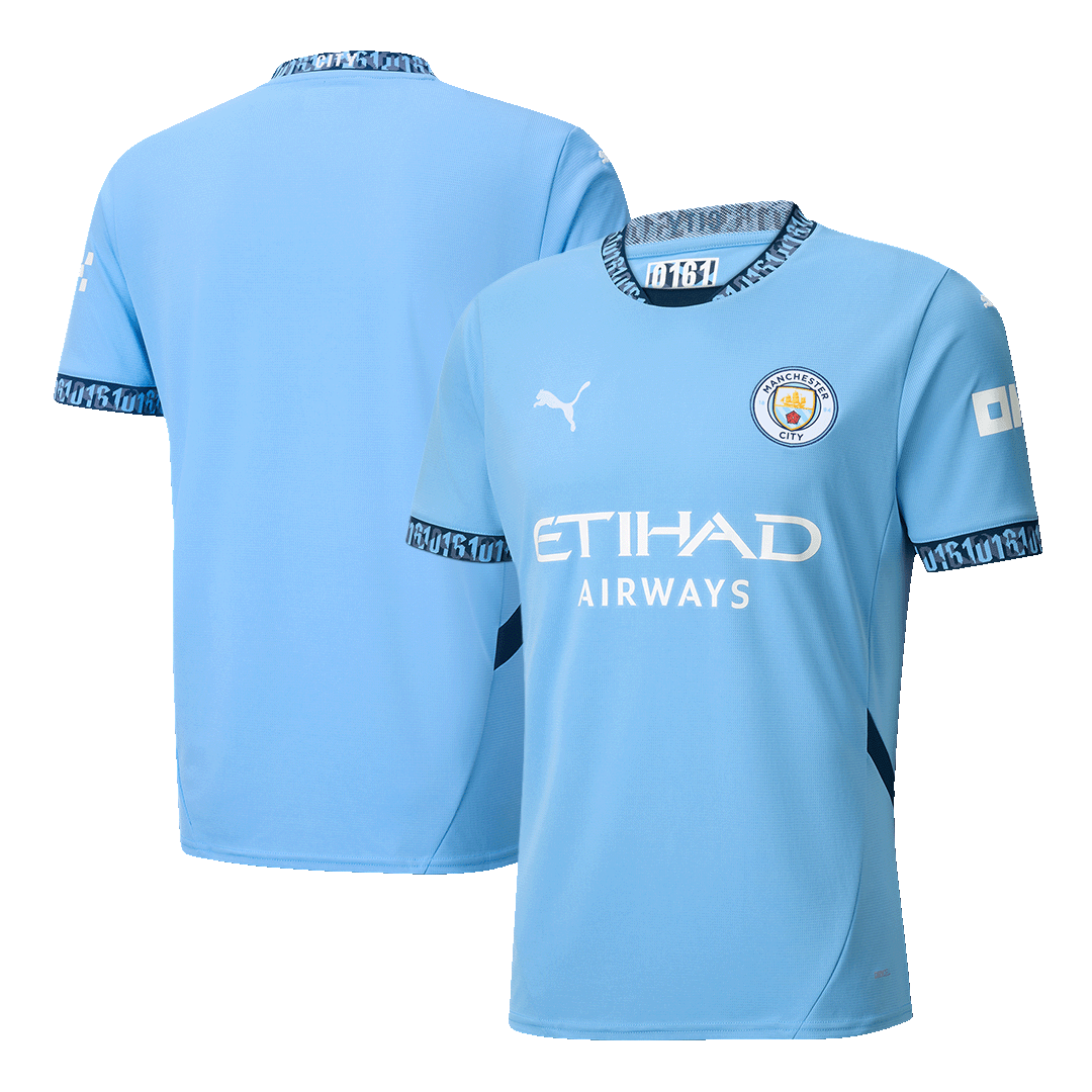 Tricouri Fotbal Manchester City Acasă 2024/25 (mărime mare)