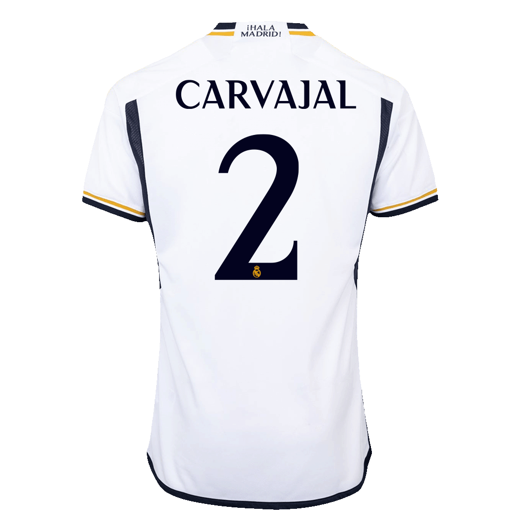 Tricouri Fotbal Real Madrid CARVAJAL #2 Acasă 2023/24 Authentic