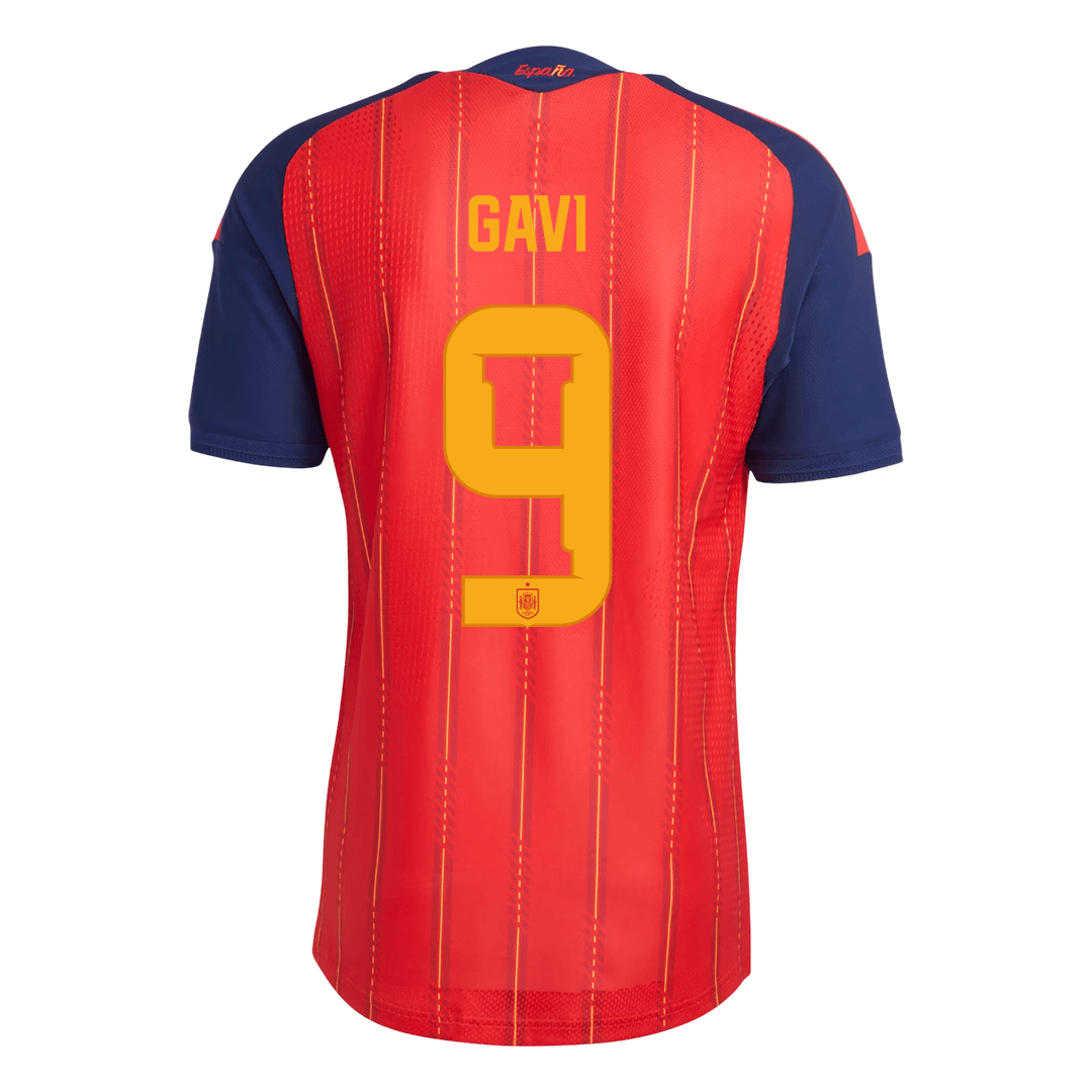 Tricouri Fotbal Spania GAVI #9 Acasă Cupa Mondială 2026 Authentic