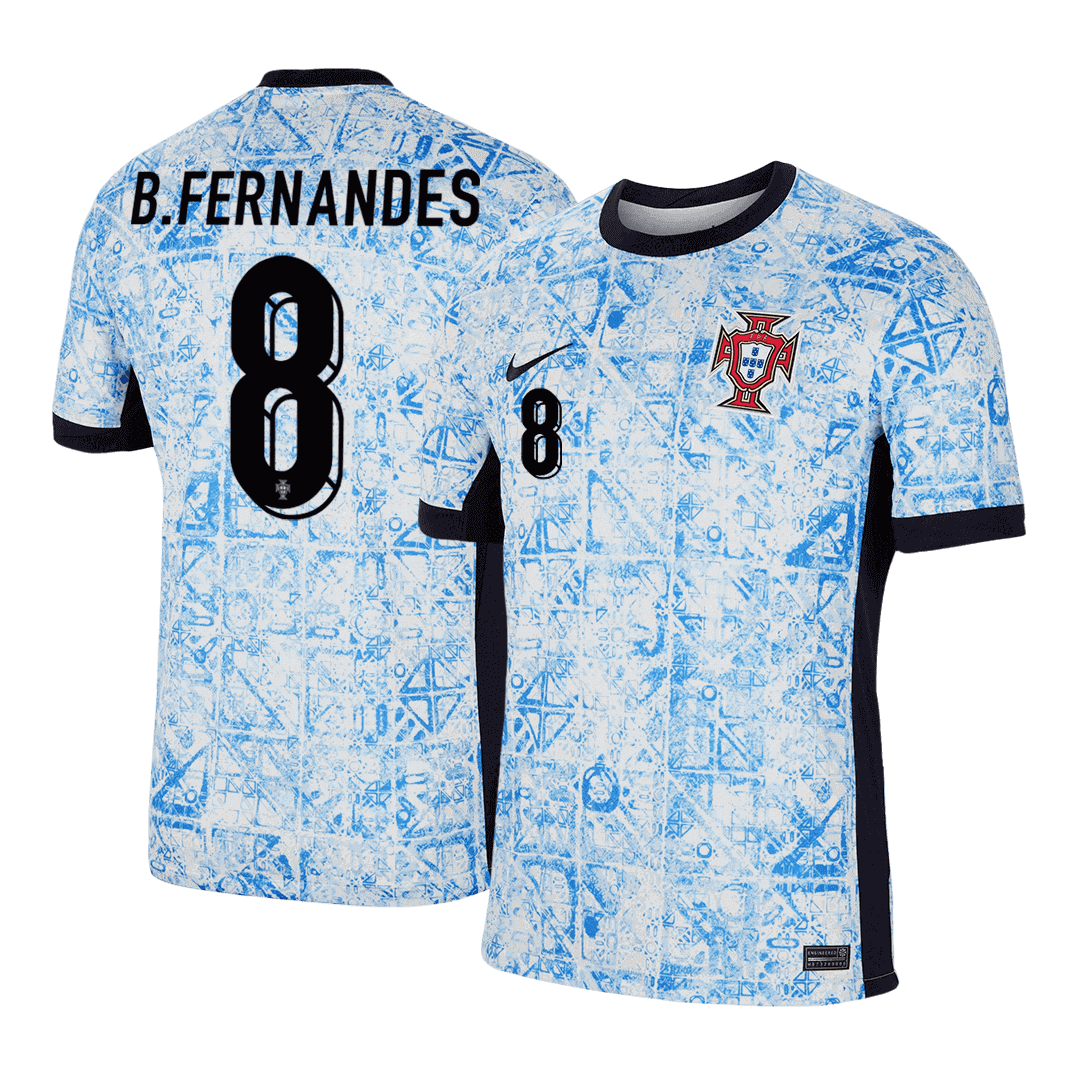 Tricouri Fotbal Portugalia B.FERNANDES #8 Deplasare 2024