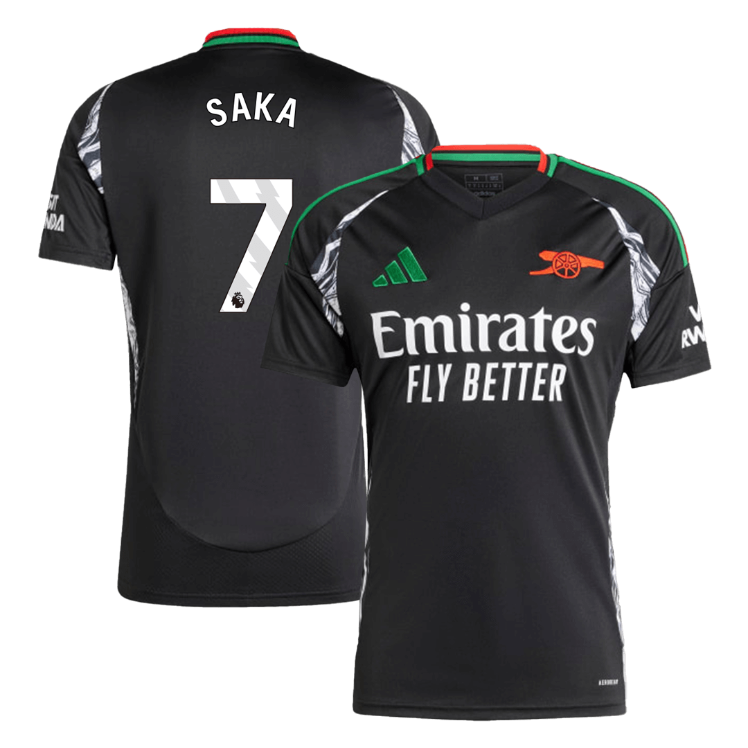 Tricouri Fotbal Arsenal SAKA #7 Deplasare 2024/25