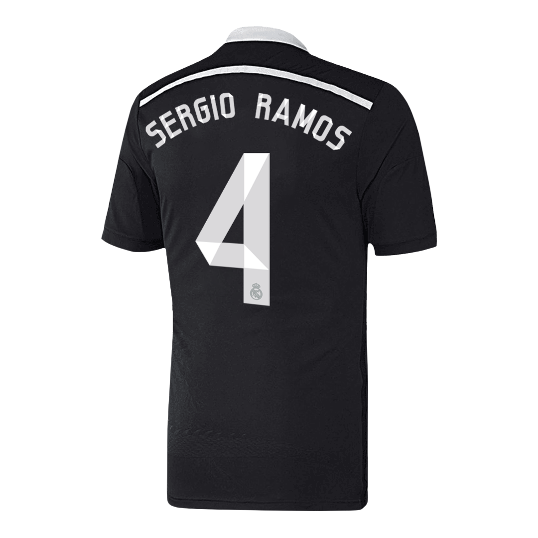 Tricouri Fotbal Vintage Real Madrid SERGIO RAMOS #4 Treilea 2014/15