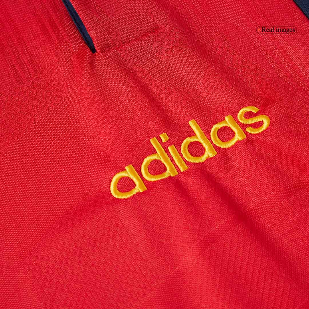 Tricouri Fotbal Vintage Spania Acasă 1996