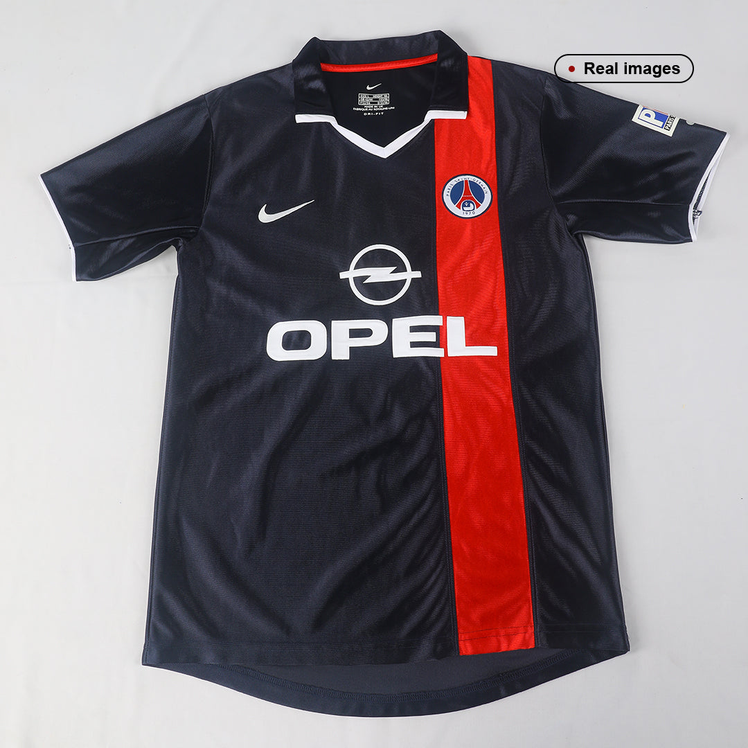 Tricouri Fotbal Vintage PSG Acasă 2001/02