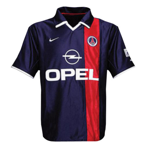 Tricouri Fotbal Vintage PSG Acasă 2001/02