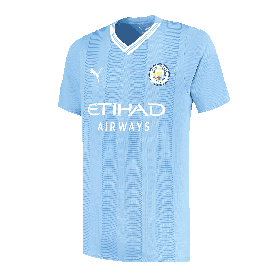 Tricouri Fotbal Manchester City Acasă 2023/24 (mărime mare)