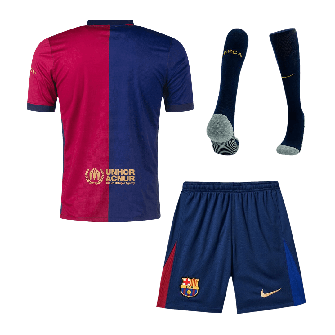 Set Tricouri Fotbal Barcelona Acasă 2024/25.
