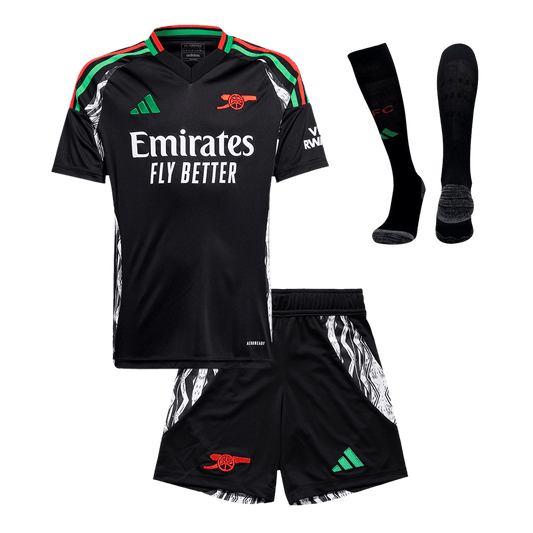 Set Tricouri Fotbal Arsenal Deplasare 2024/25 Pentru Copii