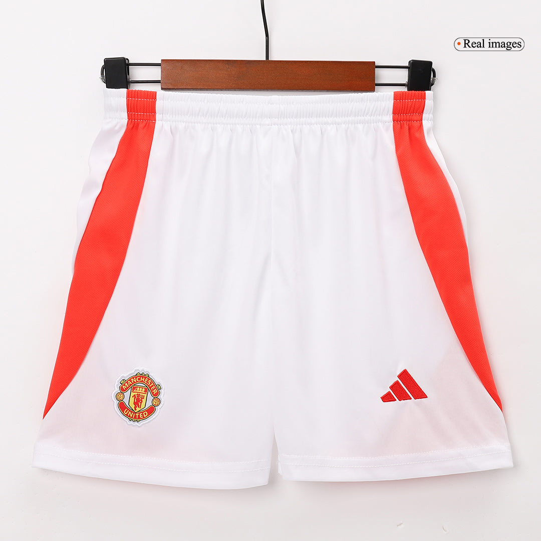Set Tricouri Fotbal Manchester United Acasă 2024/25 Pentru Copii