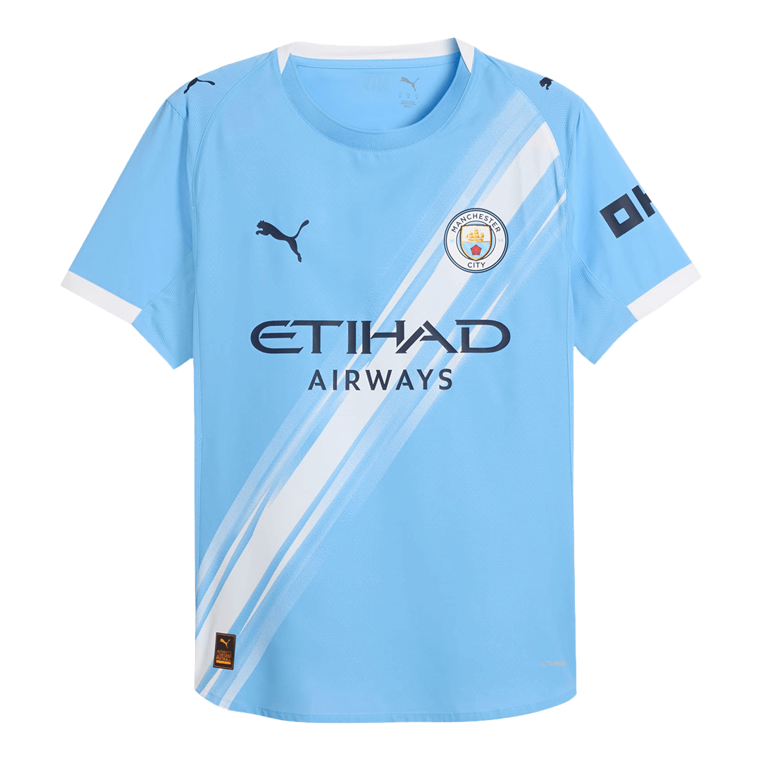 Tricouri Fotbal Manchester City RODRIGO #16 Acasă 2025/26 Authentic