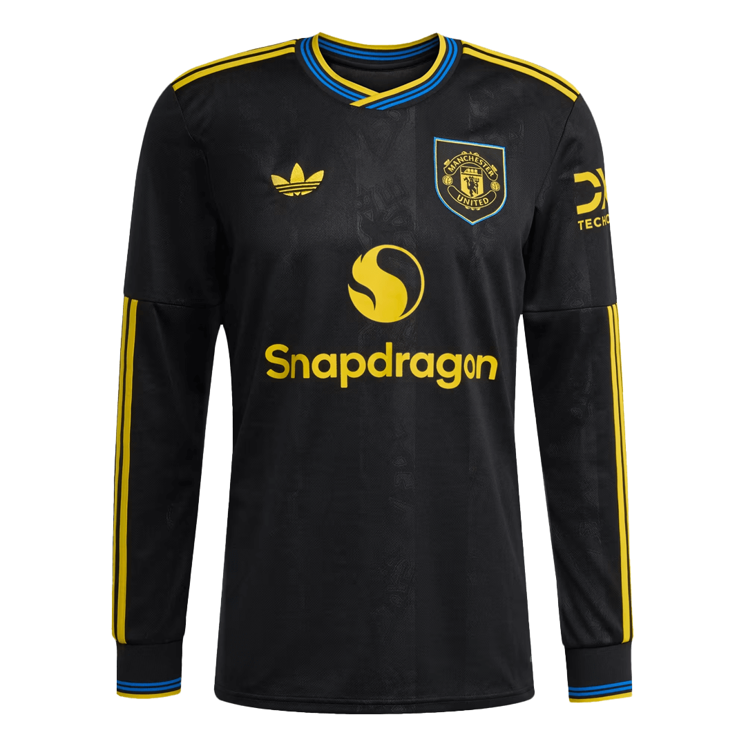 Tricouri Fotbal Manchester United Treilea 2025/26 Mânecă Lungă