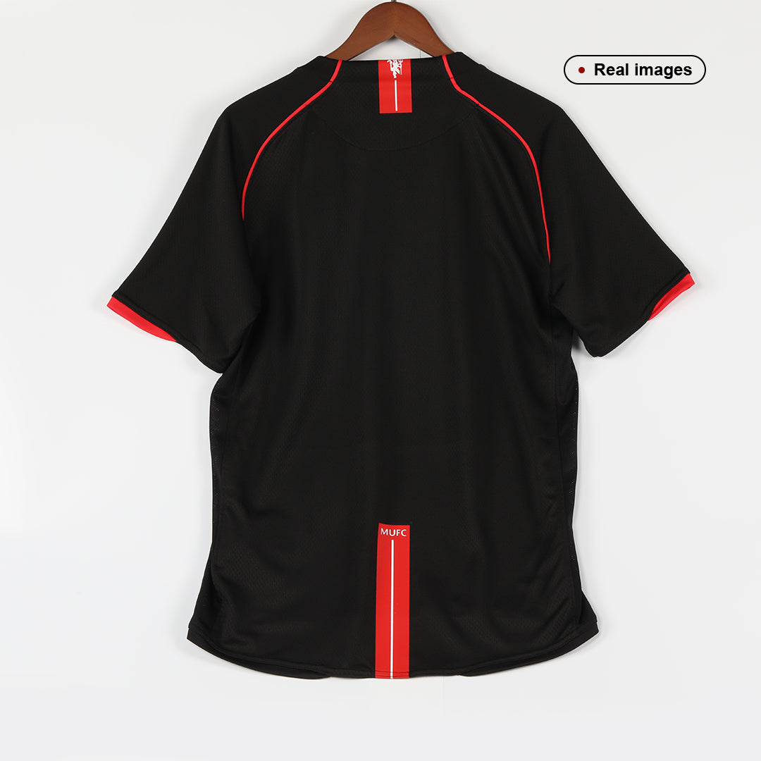 Tricouri Fotbal Vintage Manchester United Deplasare 2007/08