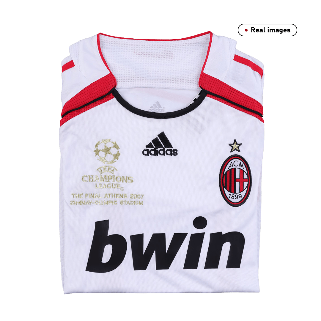 Tricouri Fotbal Vintage AC Milan Deplasare 2006/07 - UCL