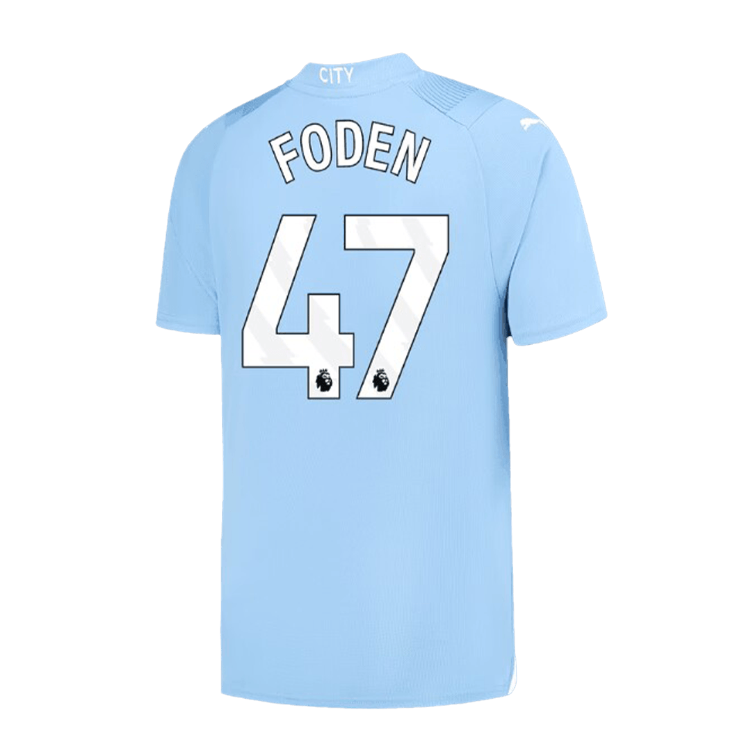 Tricouri Fotbal Manchester City FODEN #47 Acasă 2023/24 (mărime mare)
