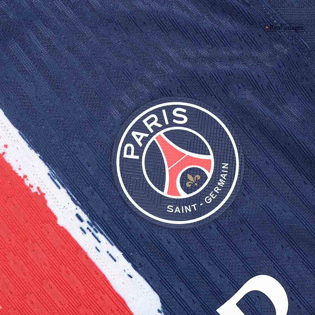 Tricouri Fotbal PSG CHAMPIONS #25 Acasă 2024/25 Authentic - CHAMPIONS OF EUROPE