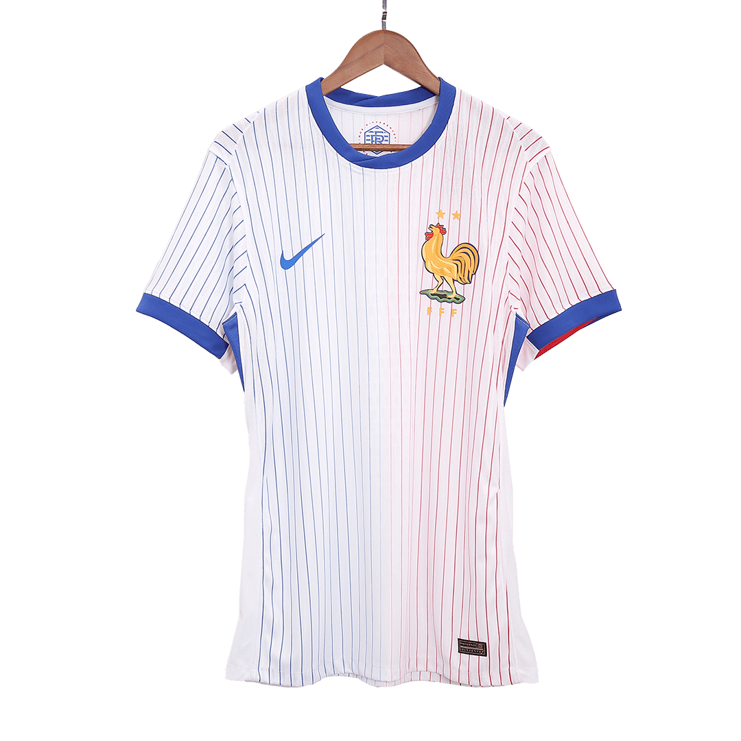 Tricouri Fotbal Franța Deplasare 2024 Authentic