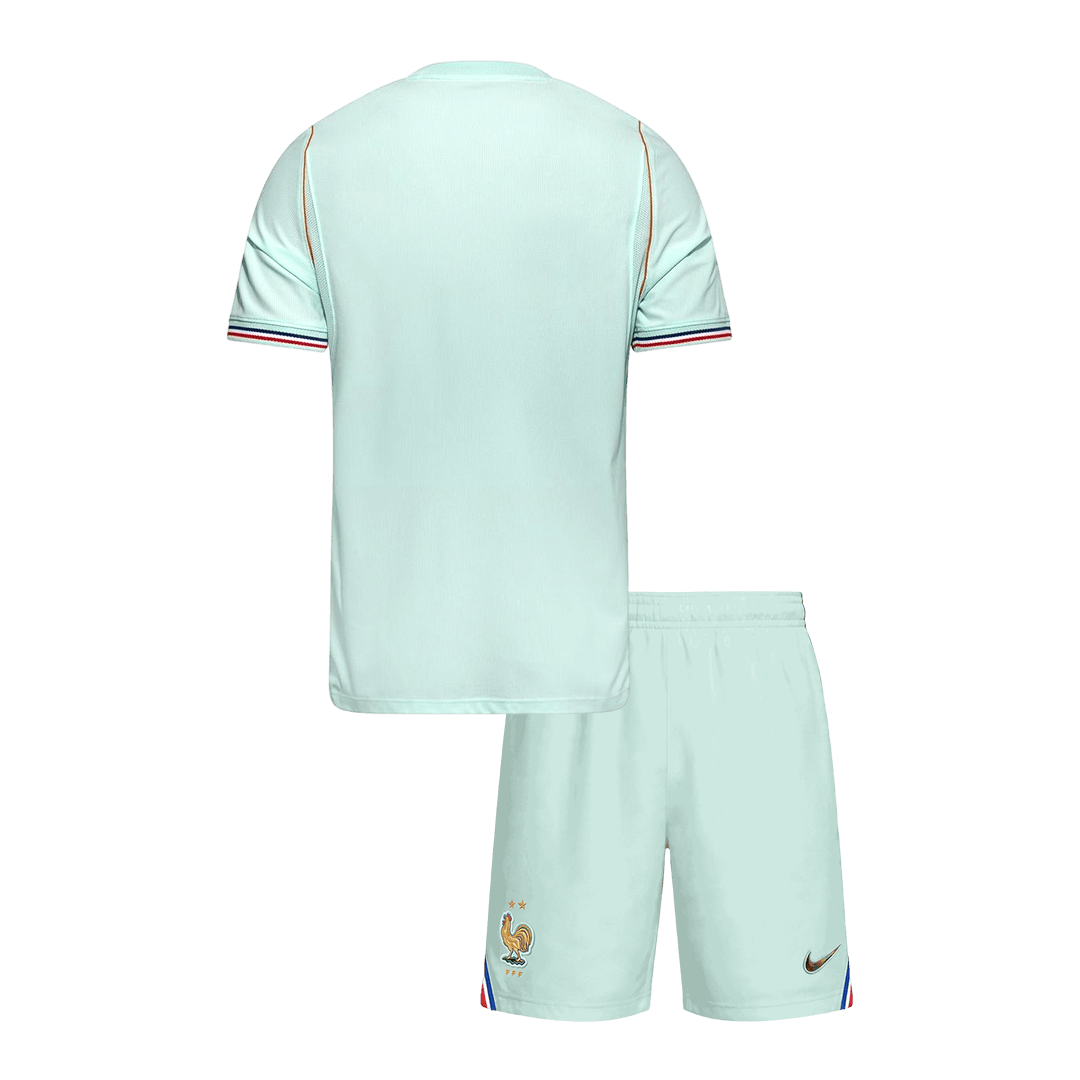 Set Tricouri Fotbal Franța Deplasare Cupa Mondială 2026 Pentru Copii