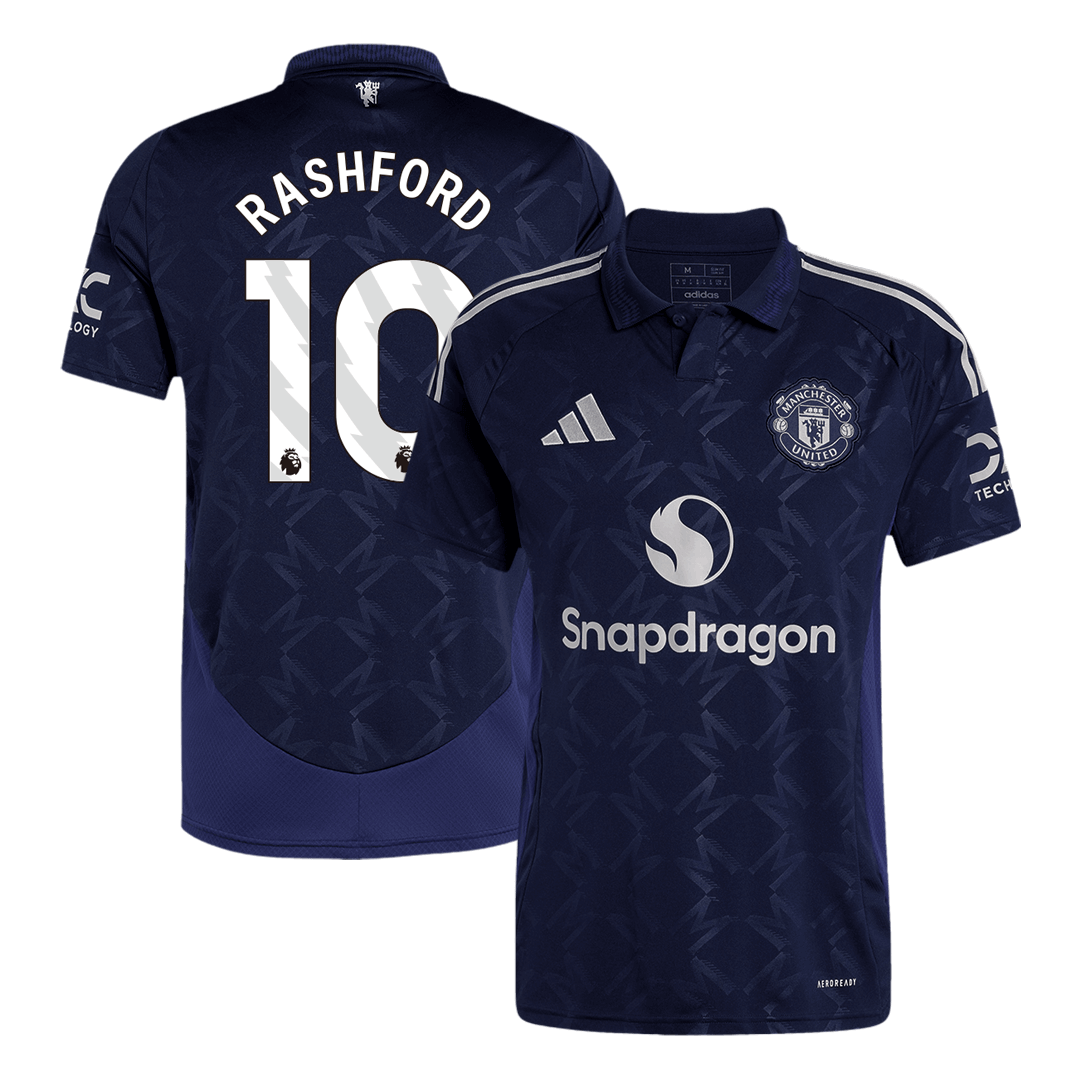 Tricouri Fotbal Manchester United RASHFORD #10 Deplasare 2024/25
