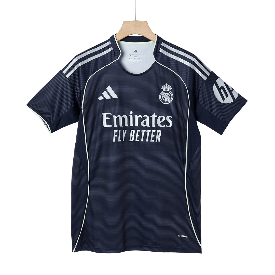 Tricouri Fotbal Real Madrid VINI JR. #7 Deplasare 2025/26
