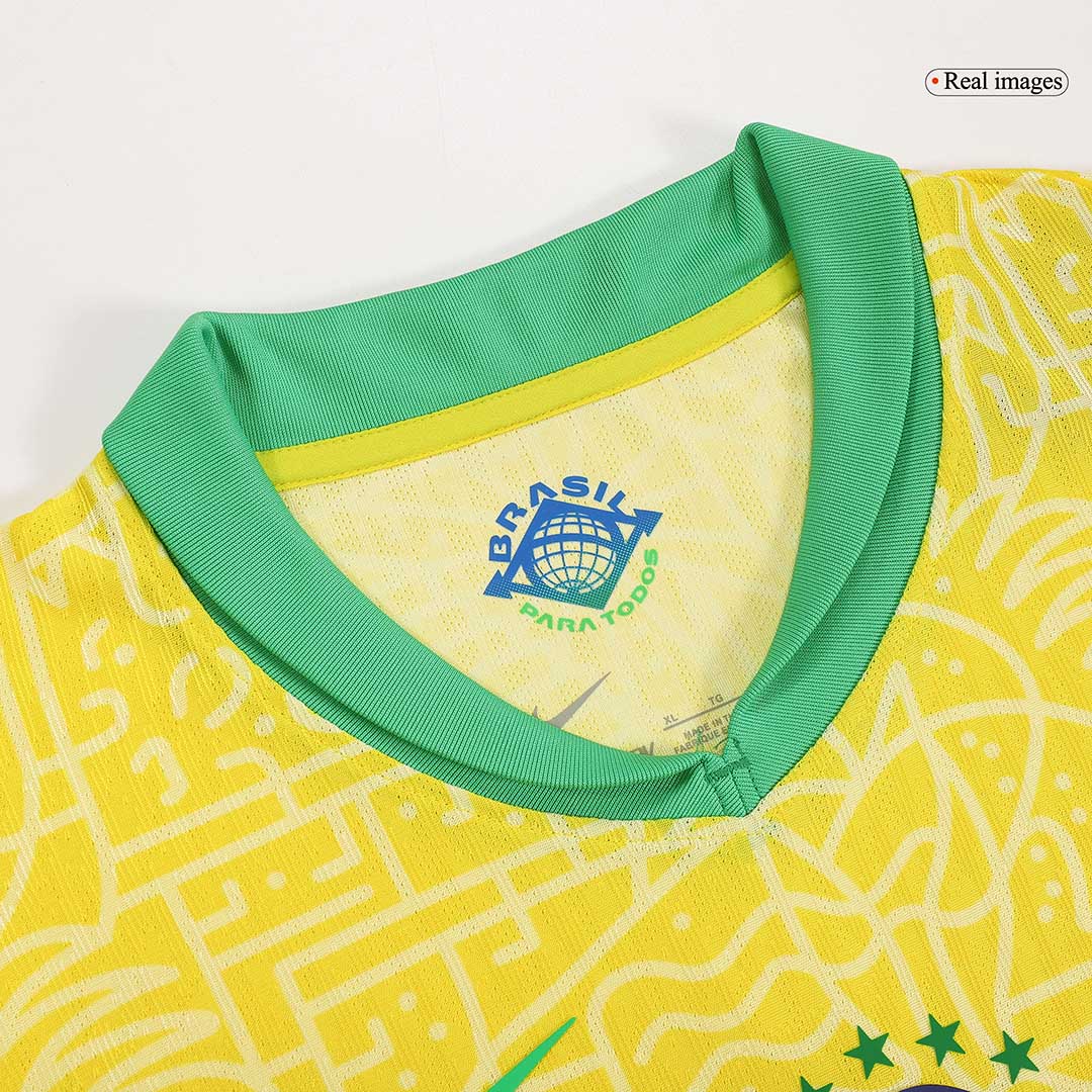Tricouri Fotbal Brazilia Acasă 2024 Authentic