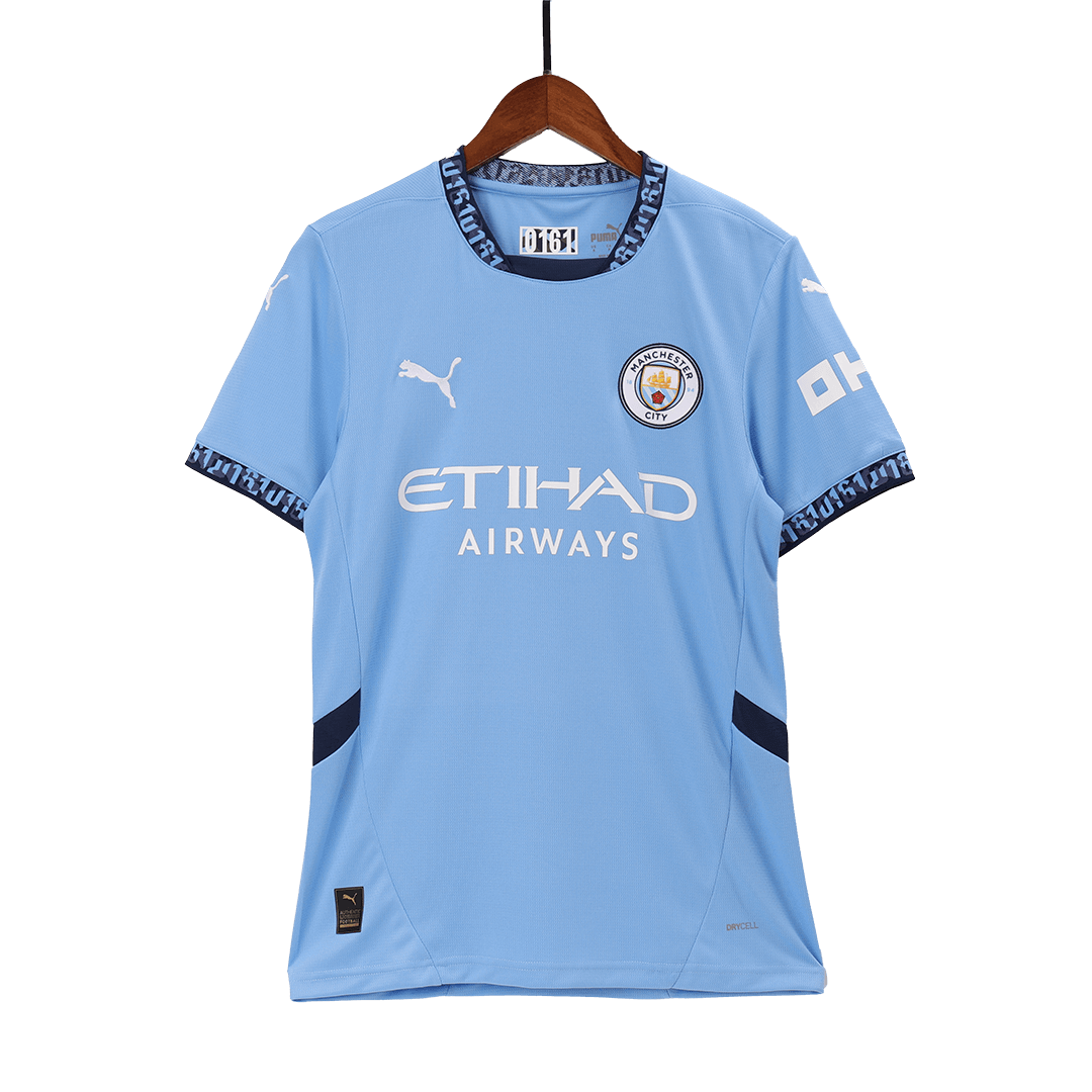Tricouri Fotbal Manchester City Acasă 2024/25 (mărime mare)