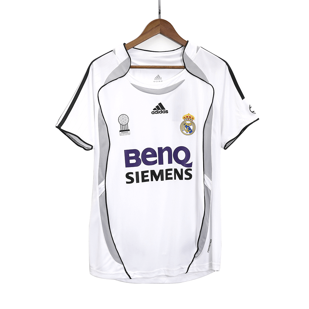 Tricouri Fotbal Vintage Real Madrid SERGIO RAMOS #4 Acasă 2006/07