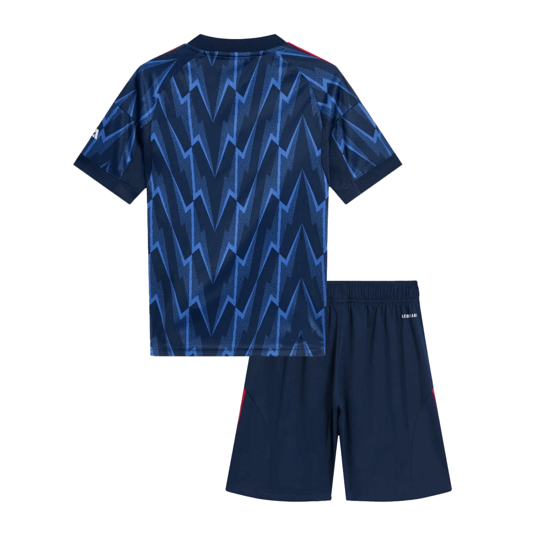 Set Tricouri Fotbal Arsenal Deplasare 2025/26 Pentru Copii
