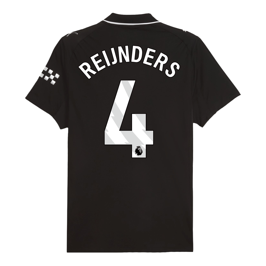 Tricouri Fotbal Manchester City REIJNDERS #4 Deplasare 2025/26 Authentic