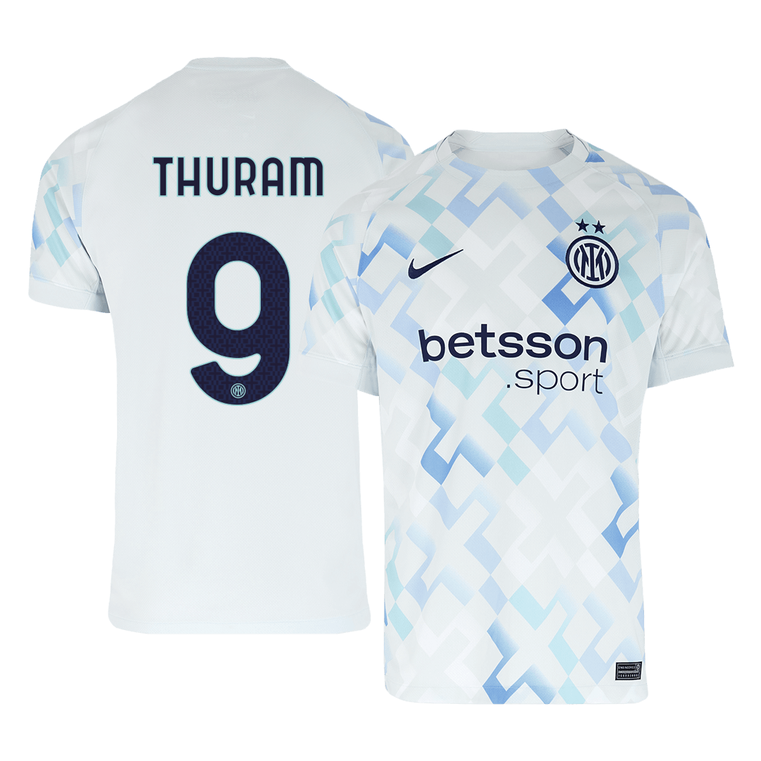 Tricouri Fotbal Inter Milano THURAM #9 Deplasare 2025/26