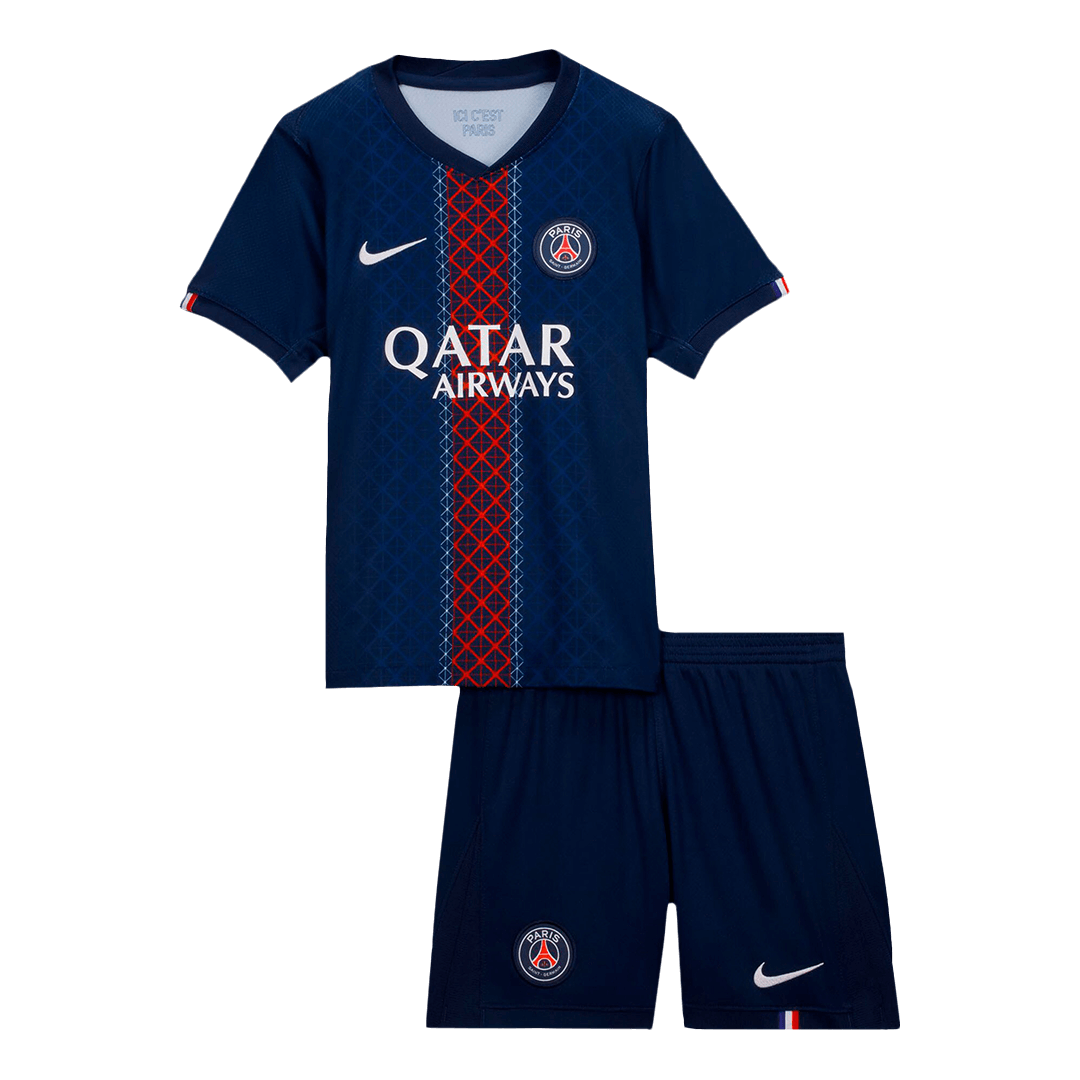 Set Tricouri Fotbal PSG Acasă 2025/26 Pentru Copii