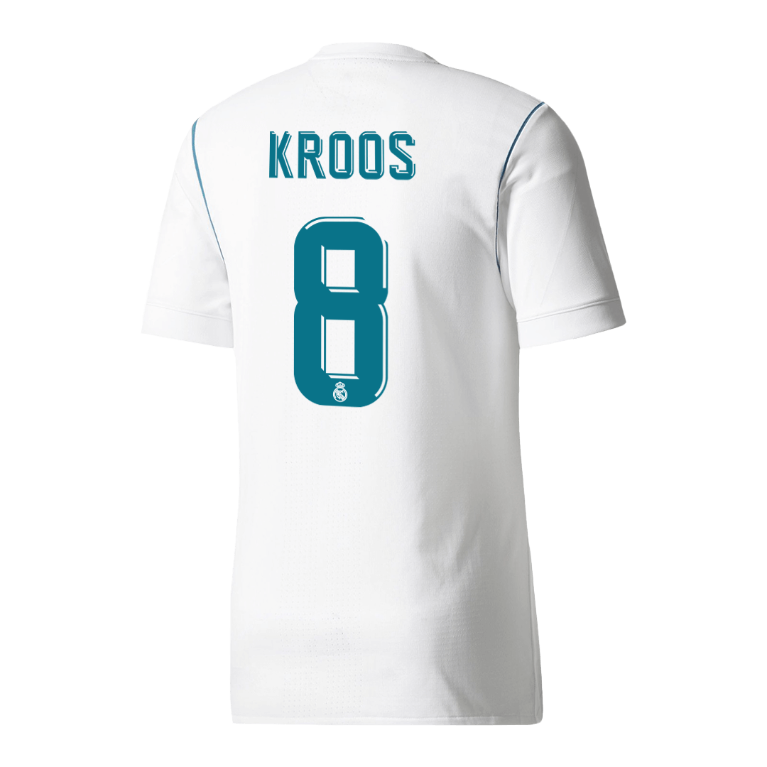 Tricouri Fotbal Vintage Real Madrid KROOS #8 Acasă 2017/18