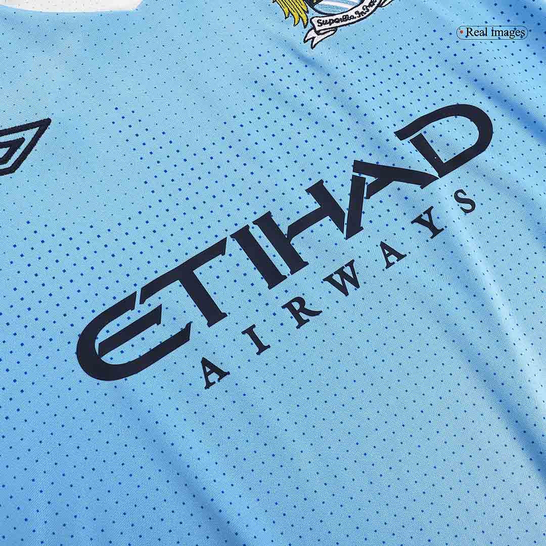 Tricouri Fotbal Vintage Manchester City Acasă 2011/12