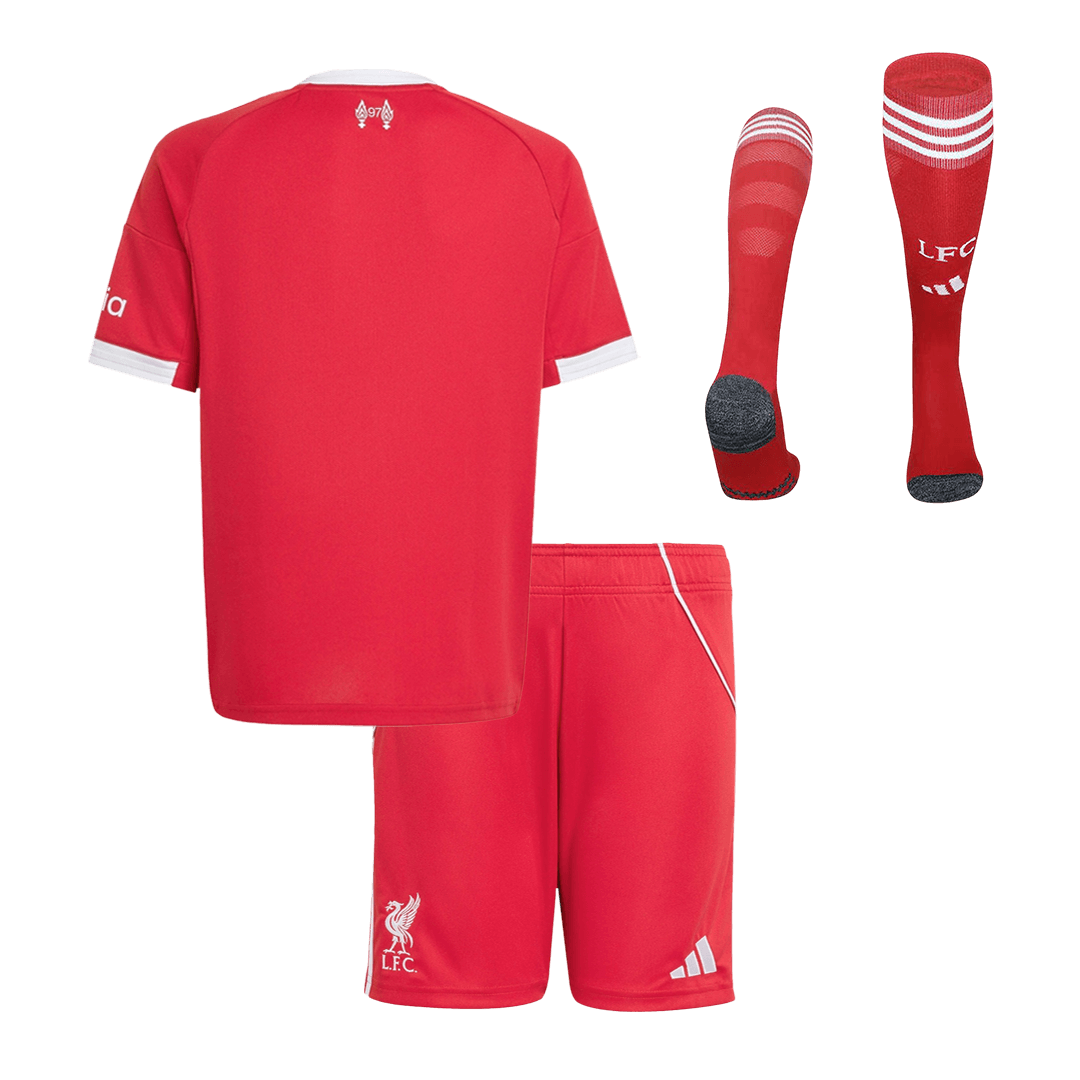 Set Tricouri Fotbal Liverpool Acasă 2025/26 Pentru Copii